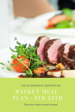 Meal Plan: Week of February 24th