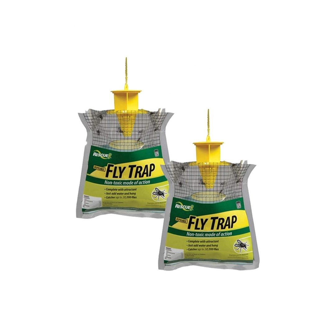 Hanging Fly Trap for Horses.  Rescue Fly Trap.  Effective for catching flies to control the population around your horse. 