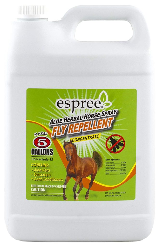 Best Natural Fly Spray for Horses. Espree Aloe Herbal Horse Fly Repellent. 