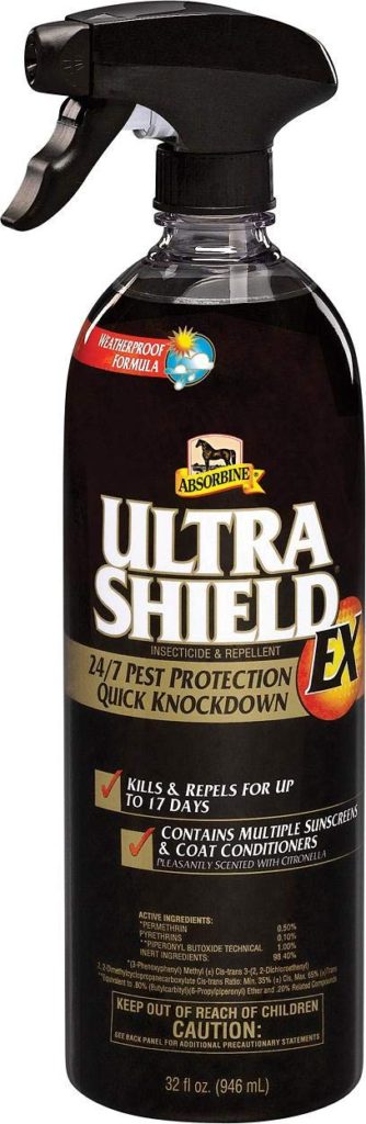 Absorbine Ultra Shield Horse Fly Spray. Best fly spray for horses. 