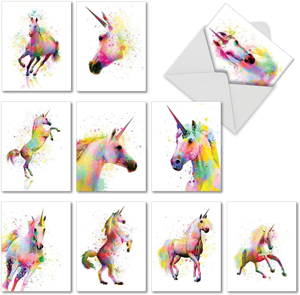 Unicorn notecards