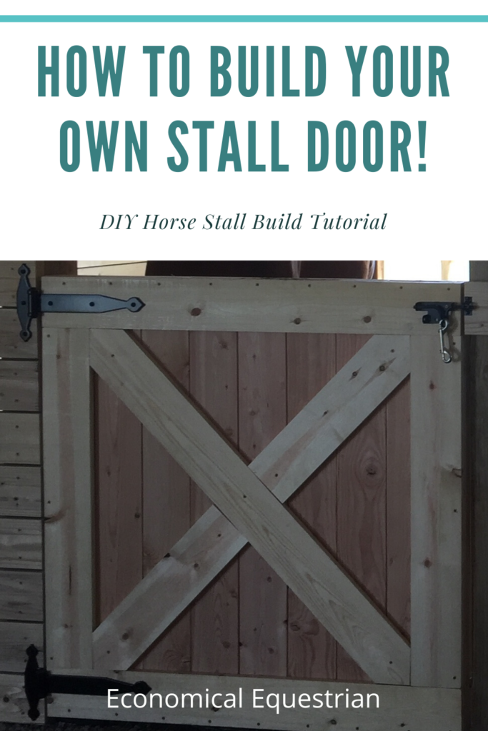 How to build a dutch stall door