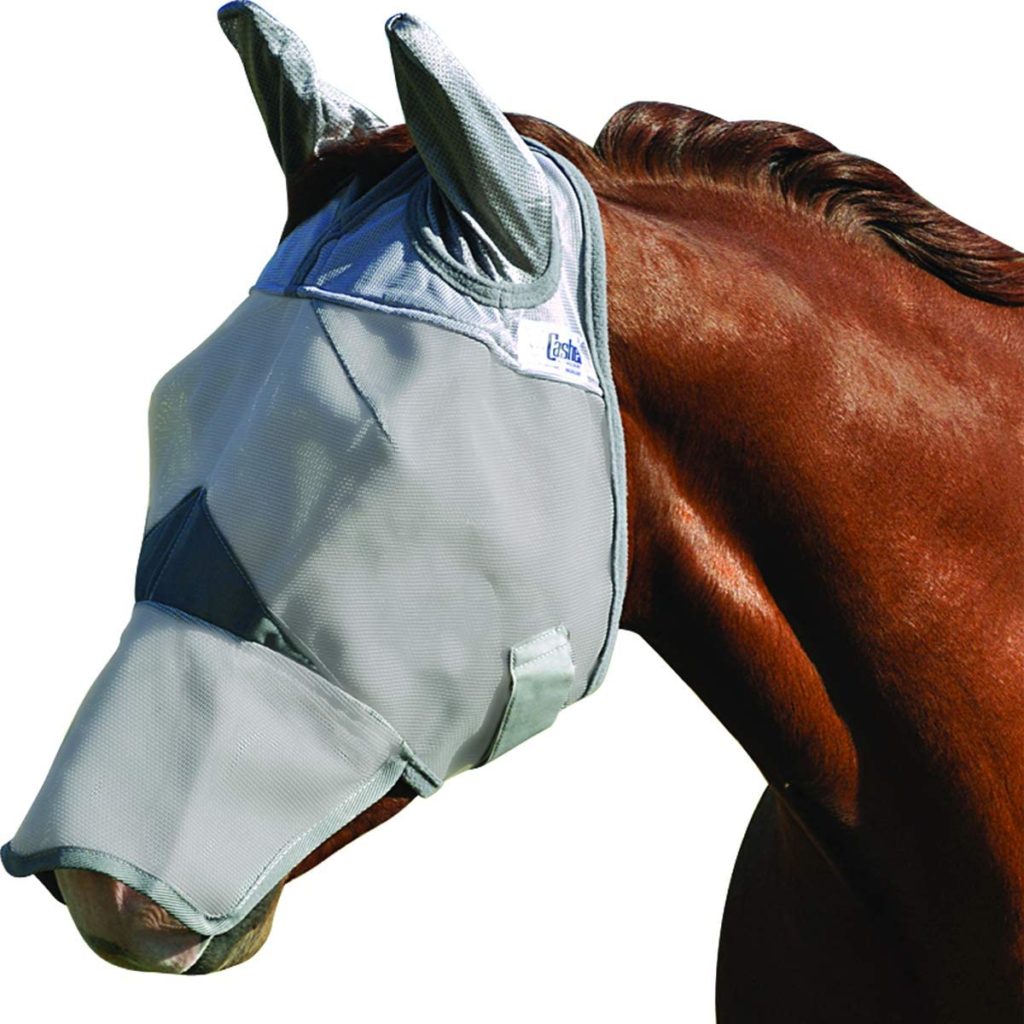 Cashel Long Nose Fly Mask. Sun protection for horses