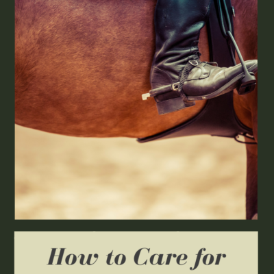 How to Care for Your Riding Boots