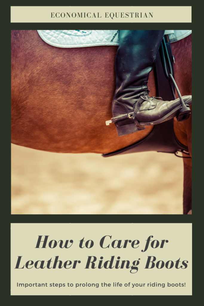 How to care for tall leather riding boots
